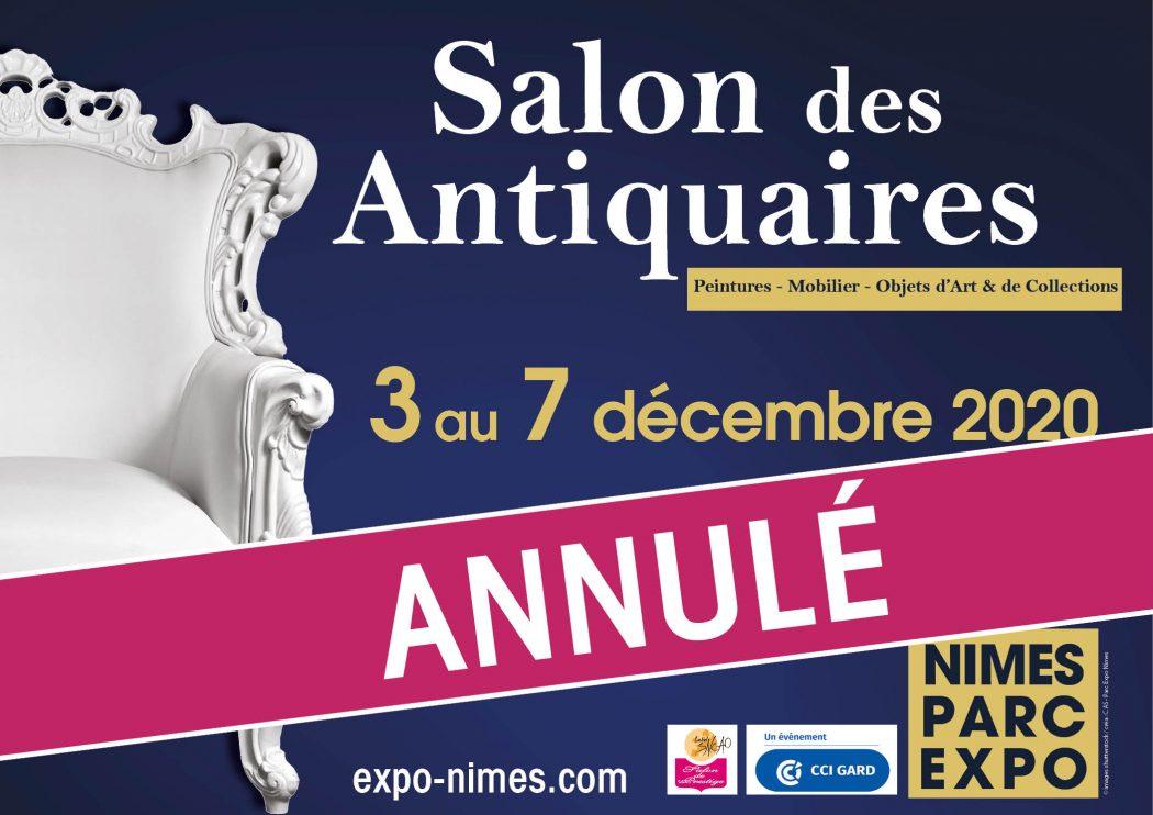 ANNULATION SALON DES ANTIQUAIRES