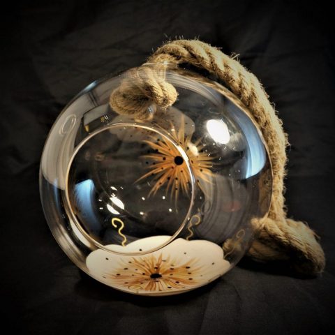 LE MONDE DE NAT- VERRE PEINT